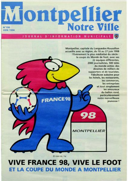 Juillet 1998 : Montpellier accueille le Mondial de football