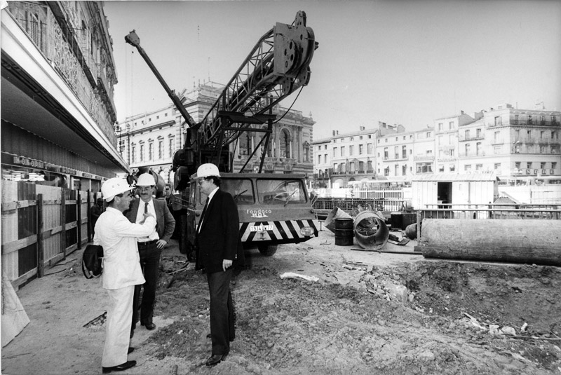 Tramway : visite de chantier