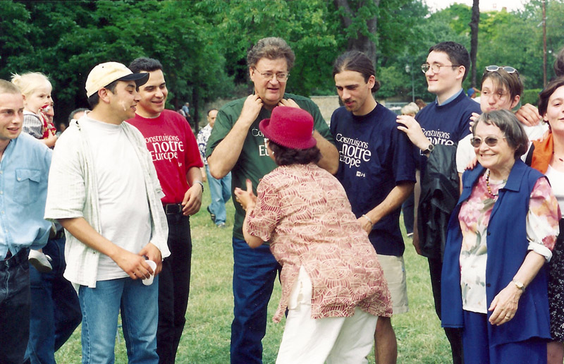 Fête du parti avec le Mouvement des Jeunes Socialistes 1999