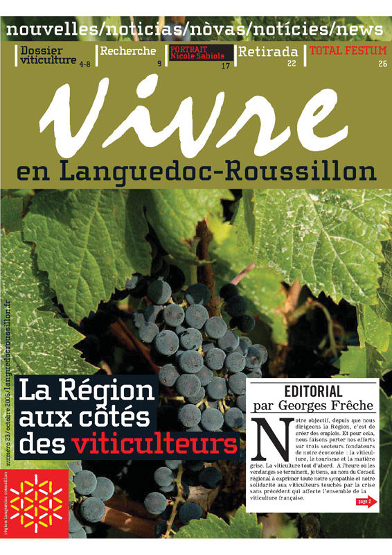 La Région aux côtés des viticulteurs
