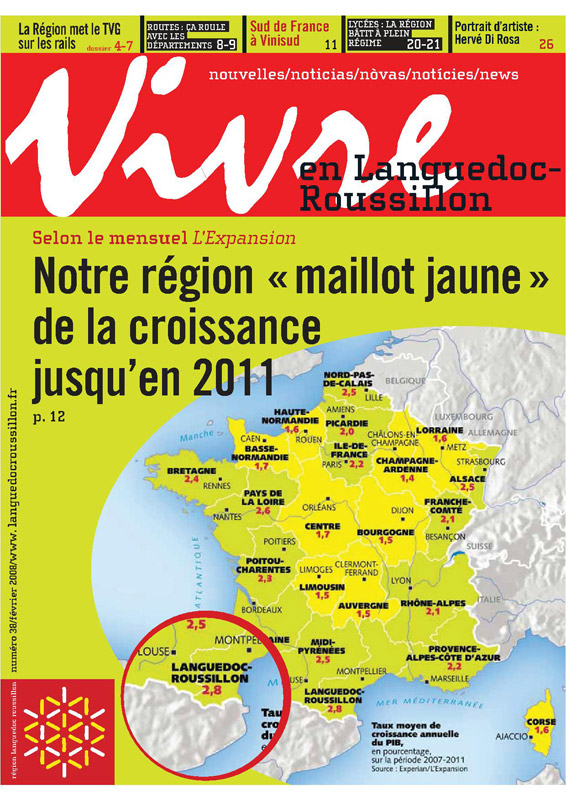 Notre Région "maillot jaune" de la croissance jusqu