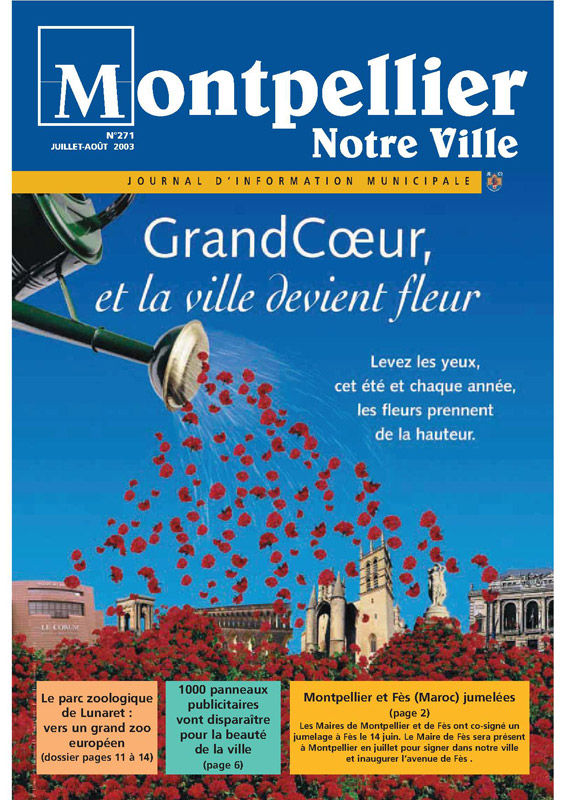 Grand Cœur et la ville devient fleur