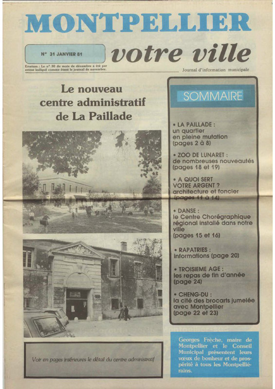 Le nouveau centre administratif de la Paillade