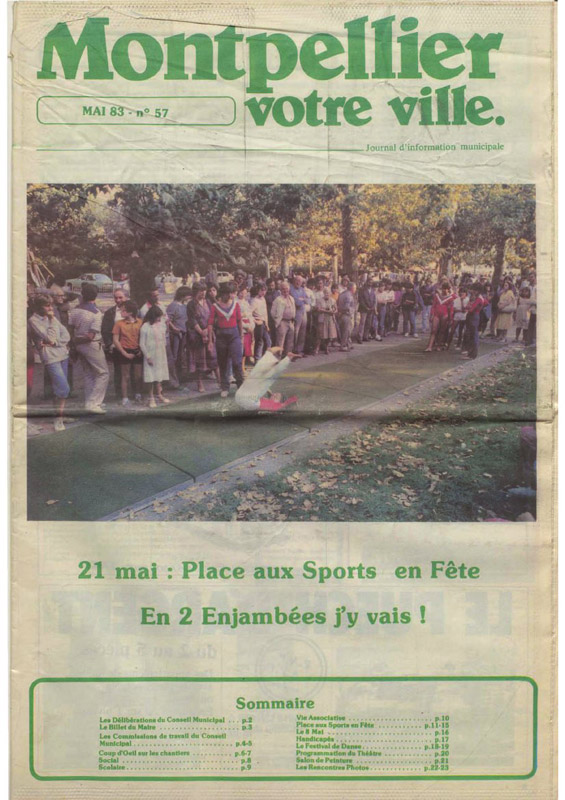 21 mai: place aux sports en fête en 2 enjambés j