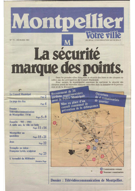La sécurité marque des points