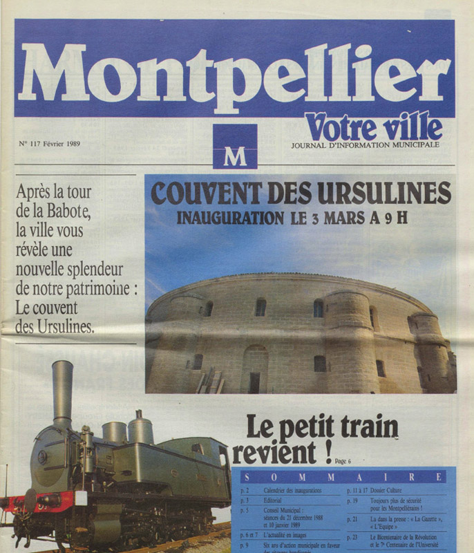Couvent des Ursulines : inauguration