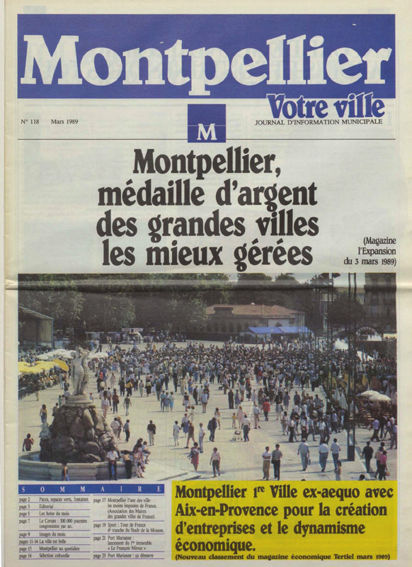 Montpellier, médaille d