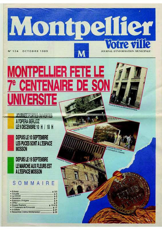 Montpellier fête le 7ème centenaire de son université