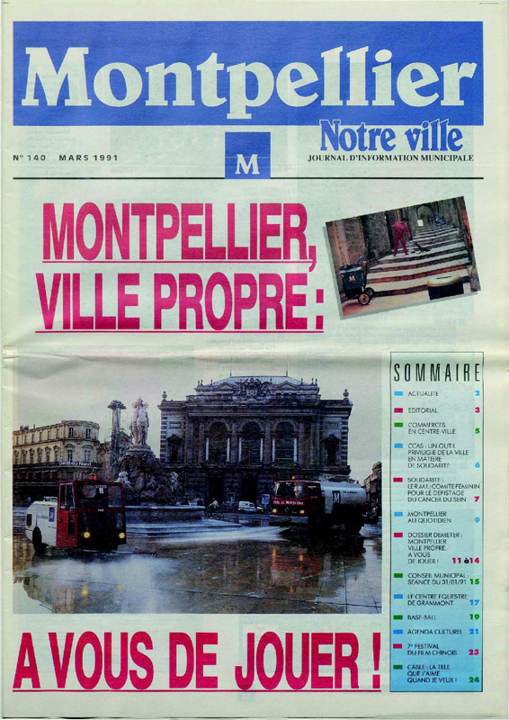 Montpellier, ville propre