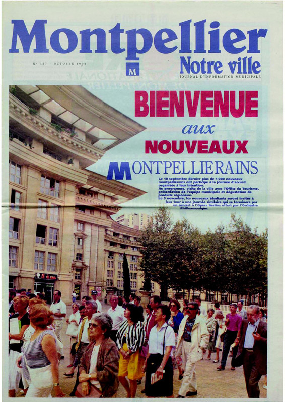 Bienvenue aux nouveaux Montpelliérains