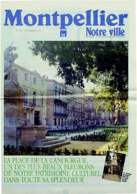 La place de la canourgue, un des plus beaux fleurons de notre patrimoine culturel, dans toute sa splendeur