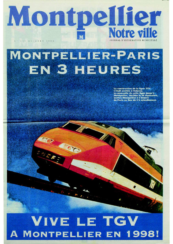 Montpellier-Paris en 3 heures