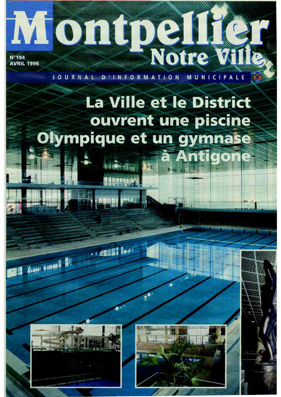 La Ville et le District ouvrent une piscine olympique et un gymnase à Antigone