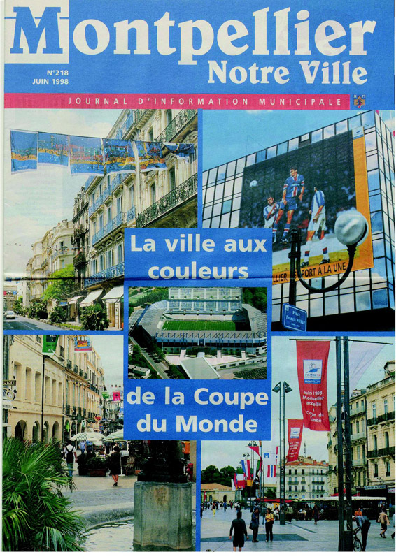 La ville aux couleurs de la Coupe du Monde