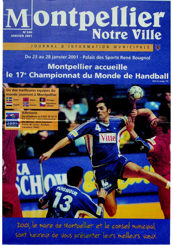 Montpelliler accueille le 17ème championnat de monde de handball