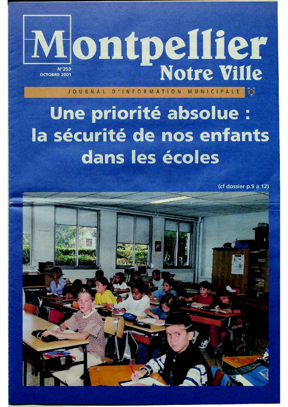 Une priorité absolue: la sécurité de nos enfants dans les écoles