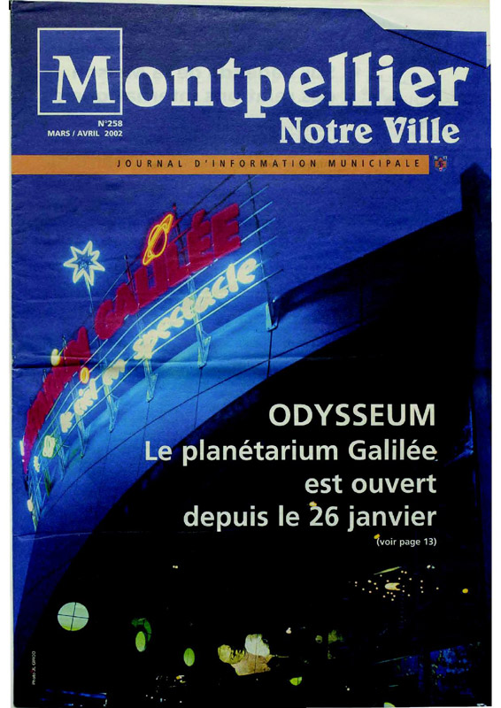Odysséum le planétarium Galilée est ouvert depuis le 26 janvier