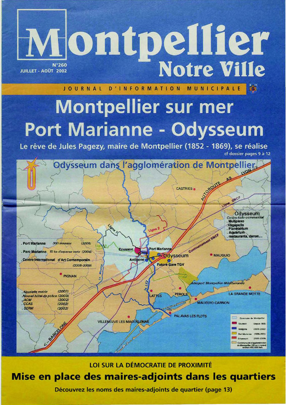 Montpellier sur mer Port Marianne - Odysséum