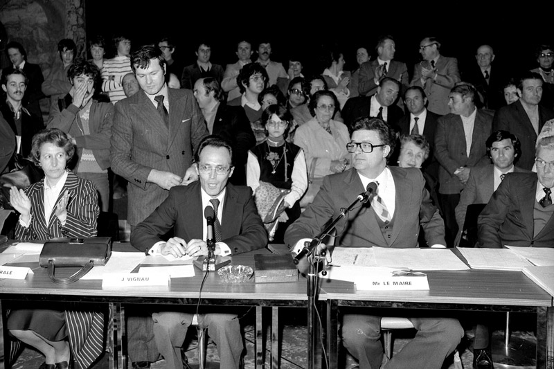 Montpellier, premier conseil municipal en 1977