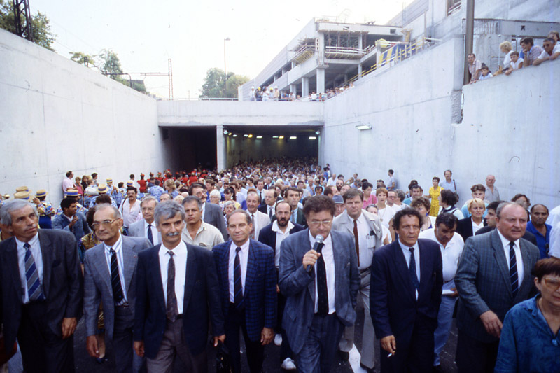 Corum : inauguration du tunnel