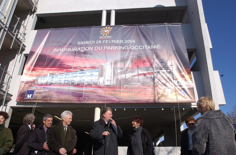 Tramway, arrêt Occitanie