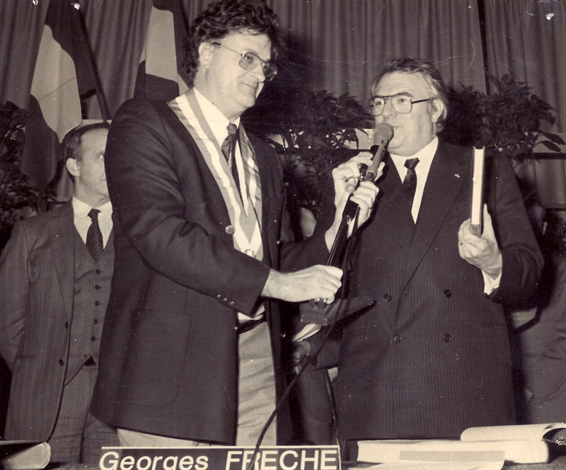 Georges Frêche et Pierre Mauroy