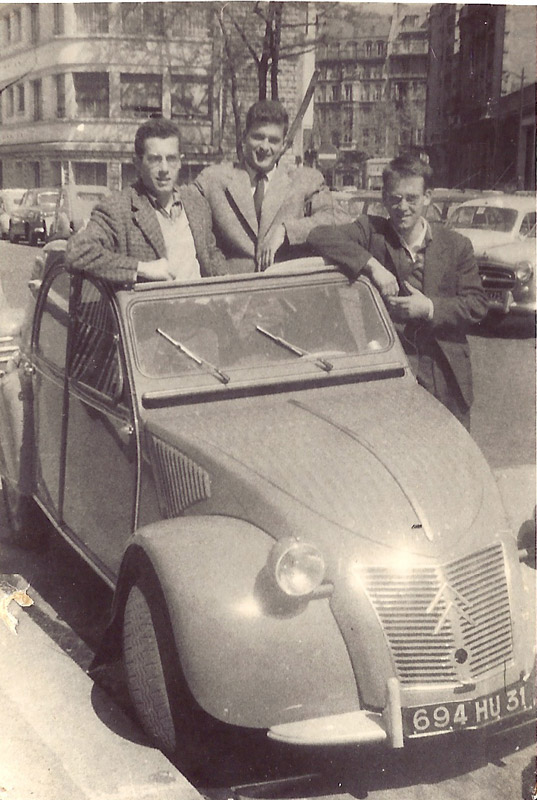 Georges Frêche avec ses camarades d'HEC