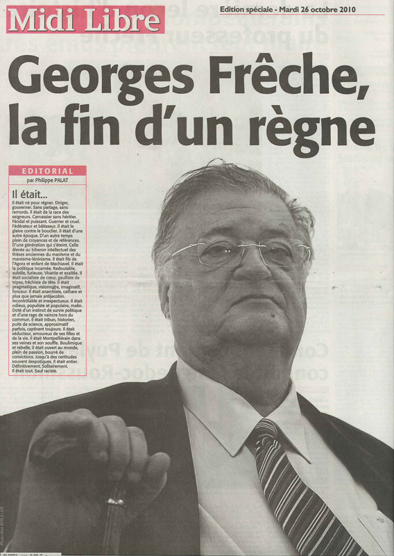 Georges Frêche, la fin d