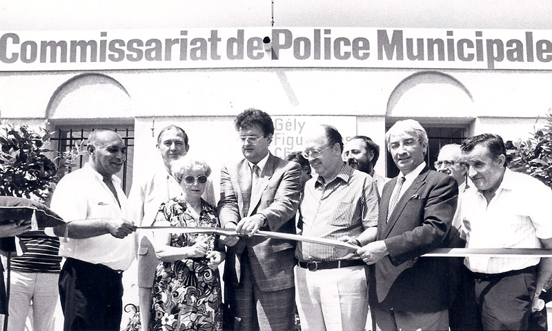Inauguration du commissariat de police municipale cité Gely 